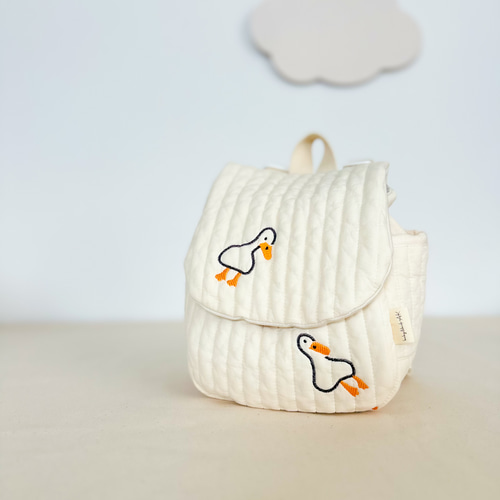 お名前刺繍OK》\ぐわぐわ/アヒルちゃんベビーリュック 一升餅リュック