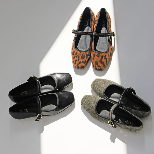 レオパード柄 メリージェーン！脱ぎ履き楽◎コーデのポイントに！歩き