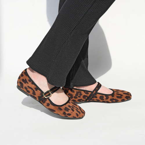 レオパード柄 メリージェーン！脱ぎ履き楽◎コーデのポイントに！歩き