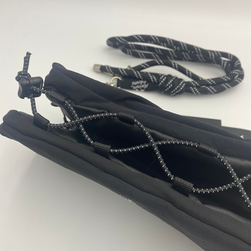 Maison Kitsunex Topologieトポロジー ショルダーバッグ ブラック