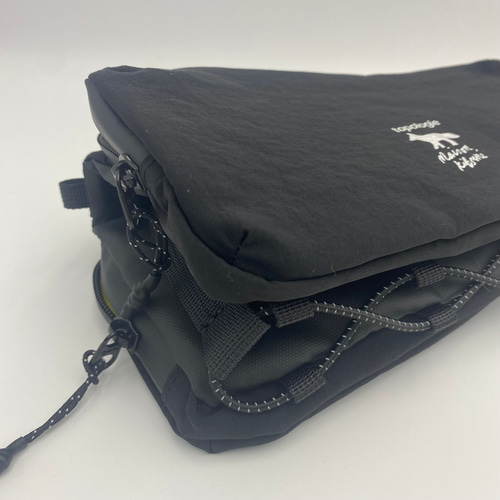 Maison Kitsunex Topologieトポロジー ショルダーバッグ ブラック