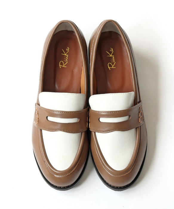 足にやさしいクッション入りで快適な履き心地＊毎日履きたくなる！！大人のきちんとローファー【S/M/L/LL】 3枚目の画像