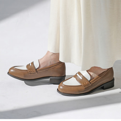 足にやさしいクッション入りで快適な履き心地＊毎日履きたくなる！！大人のきちんとローファー【S/M/L/LL】 1枚目の画像