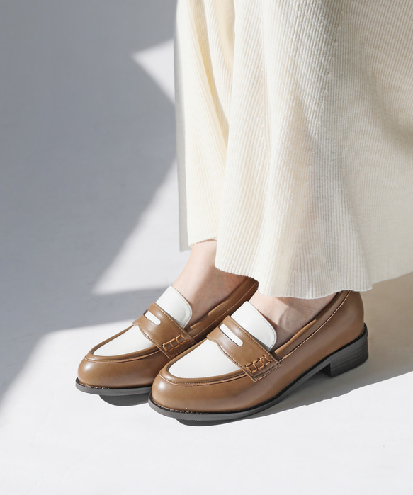 足にやさしいクッション入りで快適な履き心地＊毎日履きたくなる！！大人のきちんとローファー【S/M/L/LL】 14枚目の画像