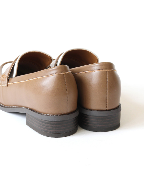 足にやさしいクッション入りで快適な履き心地＊毎日履きたくなる！！大人のきちんとローファー【S/M/L/LL】 5枚目の画像