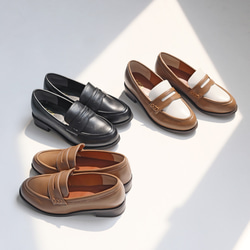 足にやさしいクッション入りで快適な履き心地＊毎日履きたくなる！！大人のきちんとローファー【S/M/L/LL】 18枚目の画像