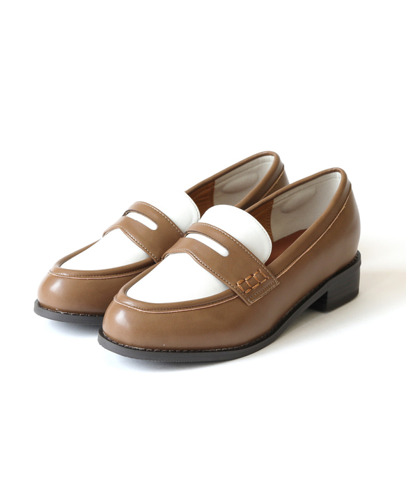 足にやさしいクッション入りで快適な履き心地＊毎日履きたくなる！！大人のきちんとローファー【S/M/L/LL】 2枚目の画像