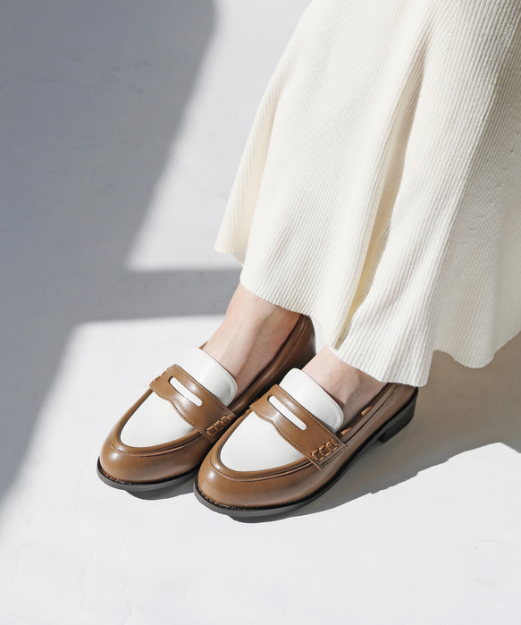 足にやさしいクッション入りで快適な履き心地＊毎日履きたくなる！！大人のきちんとローファー【S/M/L/LL】 13枚目の画像