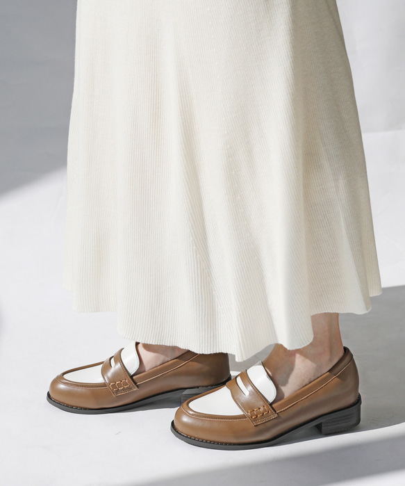 足にやさしいクッション入りで快適な履き心地＊毎日履きたくなる！！大人のきちんとローファー【S/M/L/LL】 10枚目の画像