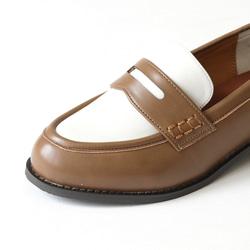 足にやさしいクッション入りで快適な履き心地＊毎日履きたくなる！！大人のきちんとローファー【S/M/L/LL】 6枚目の画像