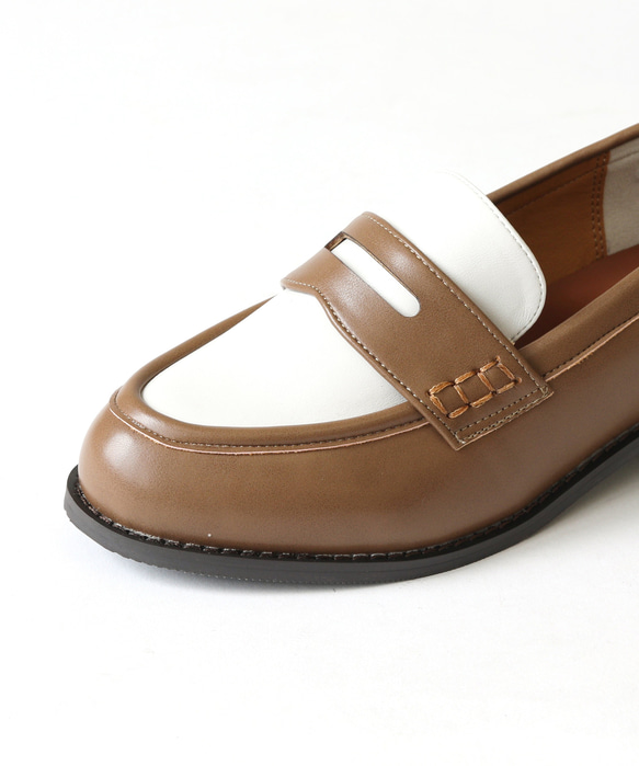 足にやさしいクッション入りで快適な履き心地＊毎日履きたくなる！！大人のきちんとローファー【S/M/L/LL】 6枚目の画像