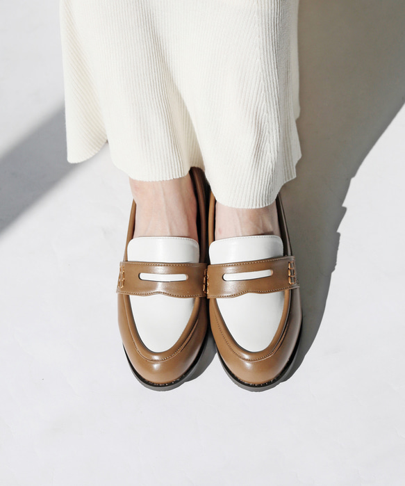 足にやさしいクッション入りで快適な履き心地＊毎日履きたくなる！！大人のきちんとローファー【S/M/L/LL】 11枚目の画像