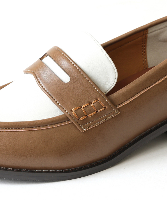 足にやさしいクッション入りで快適な履き心地＊毎日履きたくなる！！大人のきちんとローファー【S/M/L/LL】 7枚目の画像