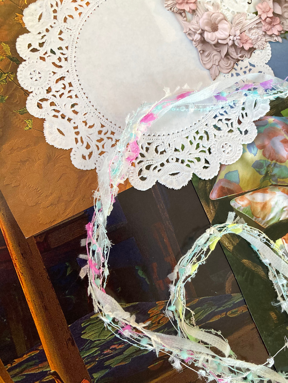 ＊。引き揃え糸 5m 。.＊【コットンキャンディ／ラムネ。.＊】 2枚目の画像