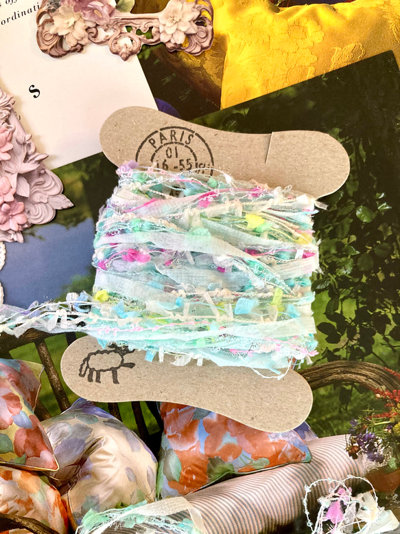 ＊。引き揃え糸 5m 。.＊【コットンキャンディ／ラムネ。.＊】 4枚目の画像