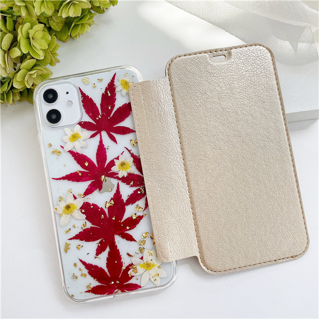 紅葉ケース 5色から選択 手帳型スマホケース iPhone17Pro・16e・SE・12 iPhoneケース