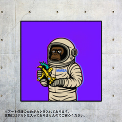 コートサイド・ゴリラ キャラクターアートパネル ポスター 607mm×607mm コートサイド・ゴリラ キャラクターアートパネル ポスター 607mm