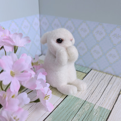 ロップイヤーうさぎのティモテ 羊毛フェルト MIMI美 通販 19767024