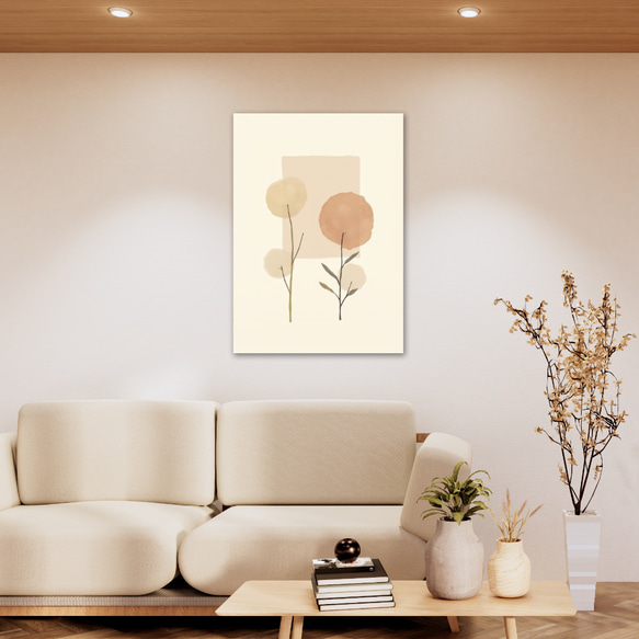 賃貸OK! 壁に穴を開けない 軽量の北欧ファブリックパネル くすみカラー