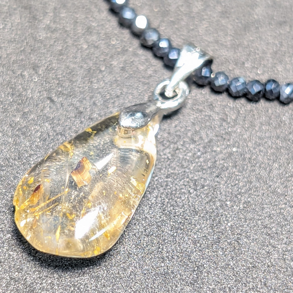 ルチルペンダント ネックレス タイチンルチル チタンスピネル 極太金針水晶 ルチルペンダント ネックレス タイチンルチル チタンスピネル 極太金針水晶