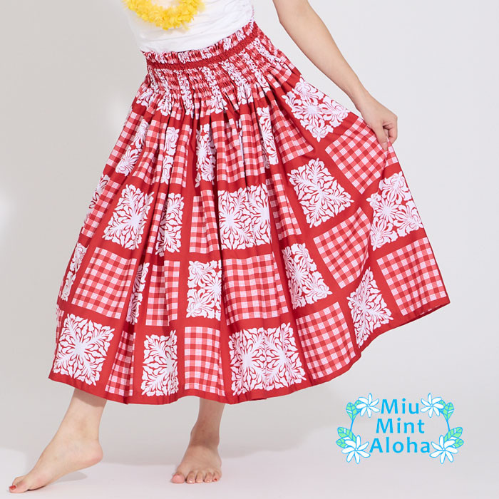 パウスカート　フラダンス　太って見えないパウスカート　受注生産および即納 p00941