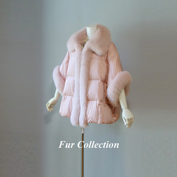 気品と愛らしさを☆ベビーピンクのミンクコート新品1点物 上質なリアル