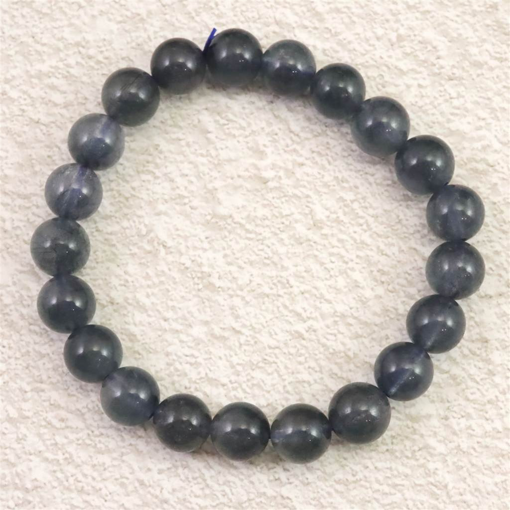 榎本通商] インディゴライト （ブルー トルマリン 入り 水晶） 9mm玉