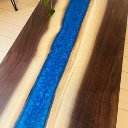 レジンテーブル ローテーブル リバーテーブル 折りたたみテーブル