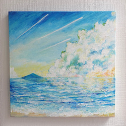 アクリル画　原画　「秋の小径」額縁付　SMサイズ　キャンバス　風景画 30571a2132594c8924402751d5822d