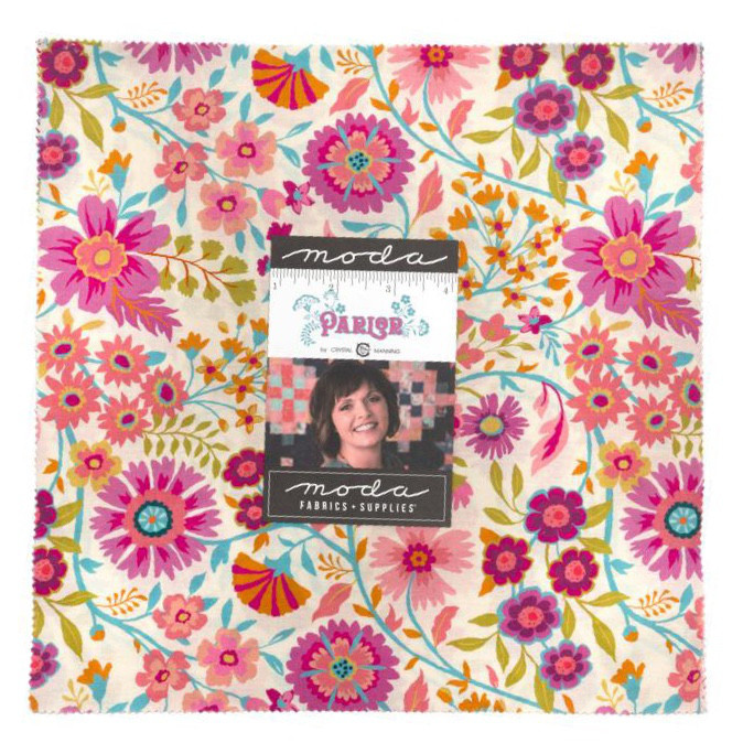 「Parlor」レイヤーケーキ  moda 生地 カットクロス  Crystal Manning