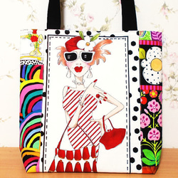 ロラライハリス♡トルソーファスナーバック♡【ハンドメイド】 ロラライハリス♡トルソーファスナーバック♡【ハンドメイド】