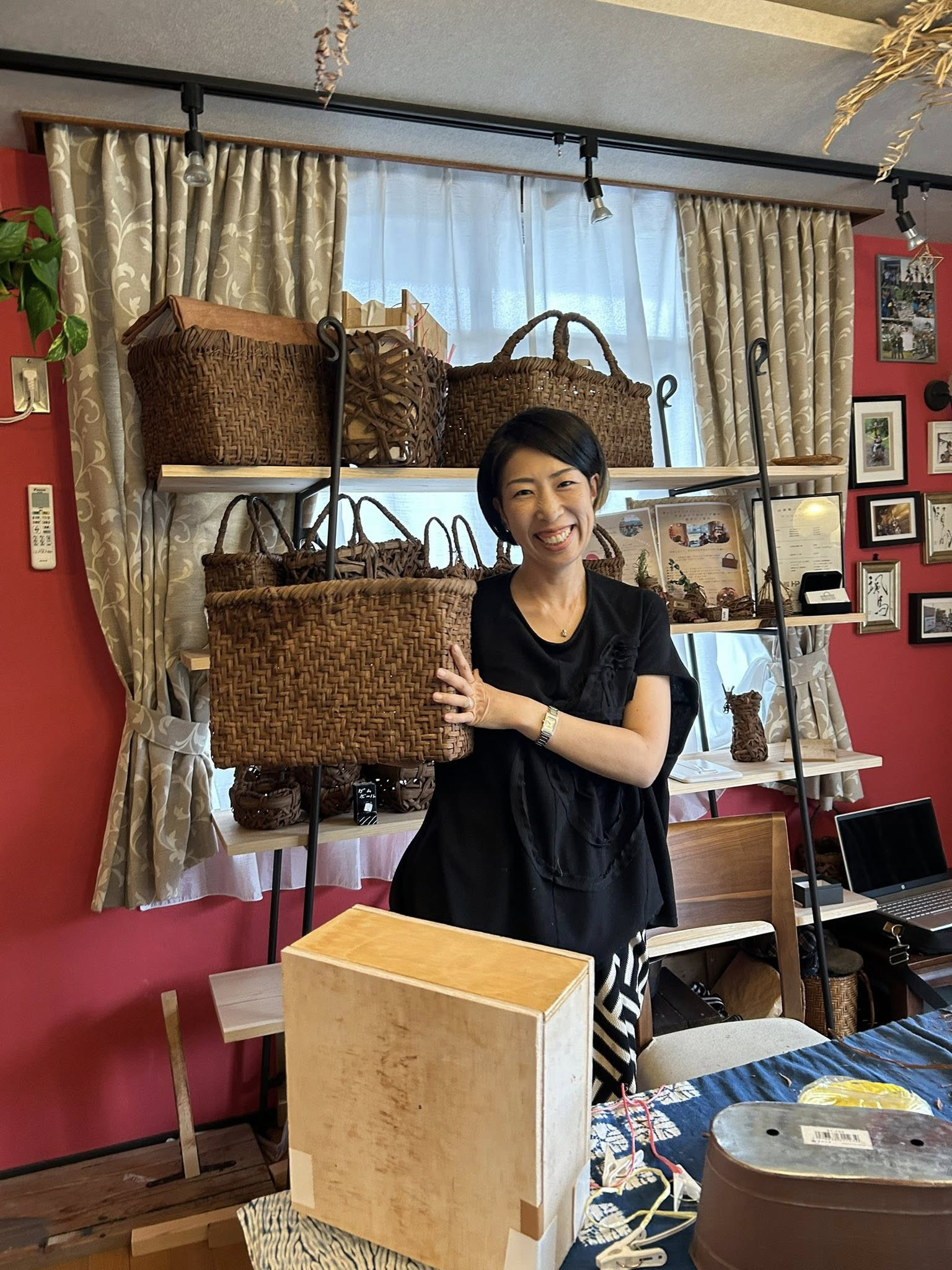 【回数券】愛知やまぶどうかご編みレッスン（10日券） ＼特典：1日分＋内布オーダー＆個別相談付（32,000円相当）／