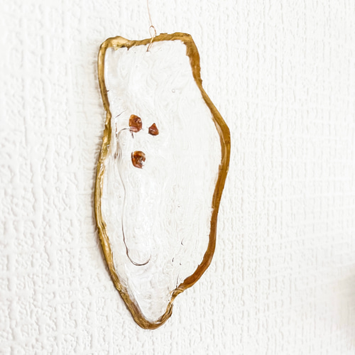 new breeze✥真鍮製 ハンドメイド モビール✥n23 水の知性』 モビール 天然石 真鍮 その他アート まるとせんとらせん