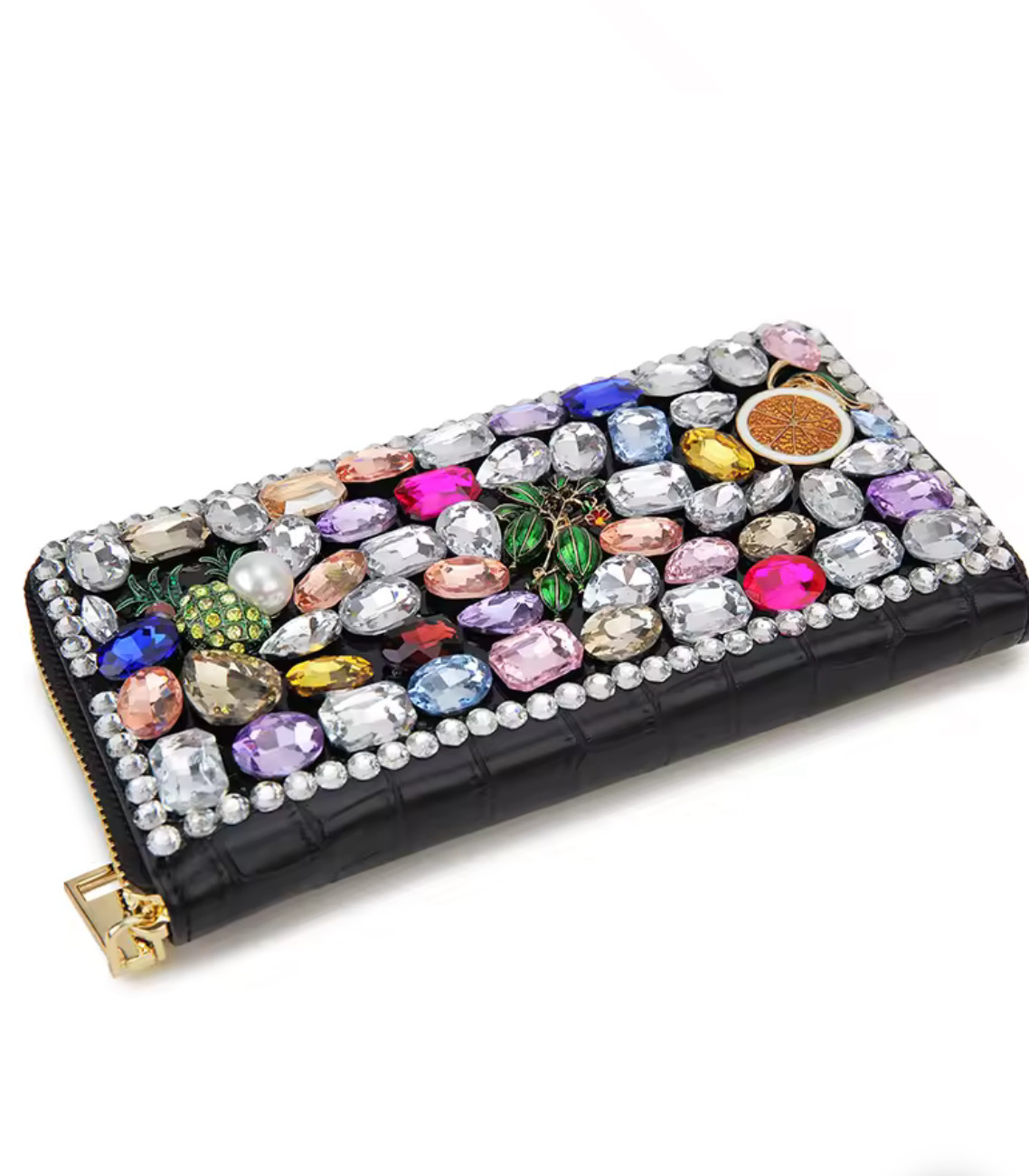 【ワクワク財布】長財布 レディース キラキラ財布 ラインストーン