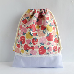 いちご（苺）・ストロベリー 体操服袋・お着替え袋 のおすすめ人気通販