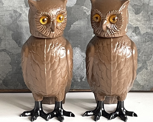 ドイツ製首振り人形 Bobbing Animals ｜ミミズク フクロウ 招き猫