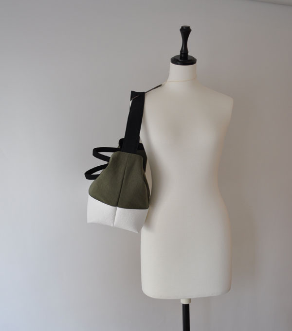 ２wayコンビトート　オリーブカーキ