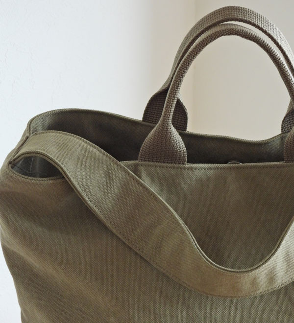 ２wayコンビトート　オリーブカーキ