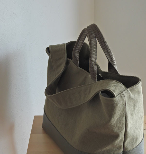 ２wayコンビトート　オリーブカーキ