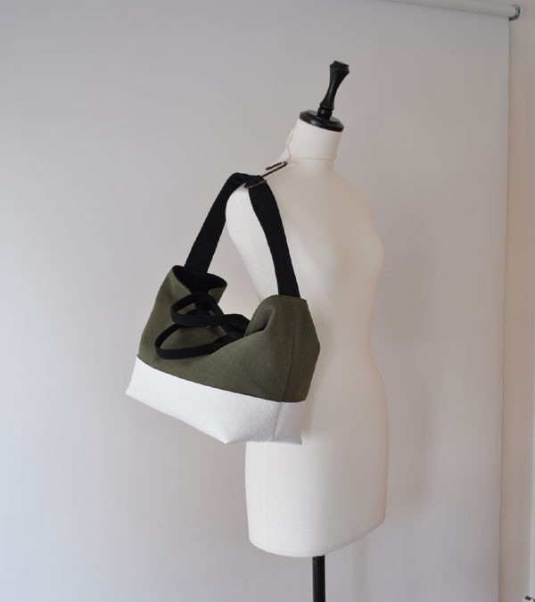 ２wayコンビトート　オリーブカーキ