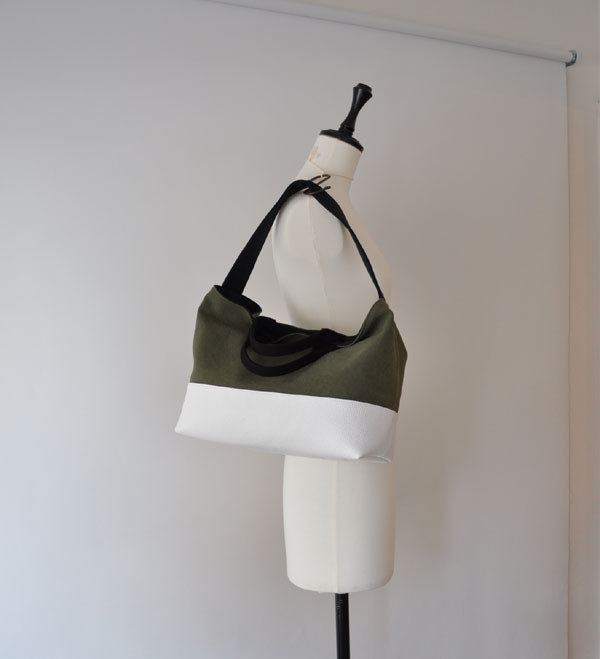 ２wayコンビトート　オリーブカーキ