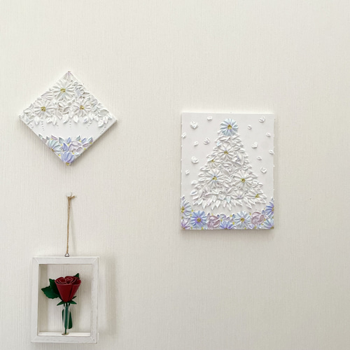 ななページ| テクスチャーアート 月と波 テクスチャーアート 立体・オブジェ yuko_flor_art 通販