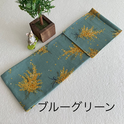 トイレットペーパーホルダーカバー♪ナチュラルミモザのブーケ♪2カラー 4枚目の画像