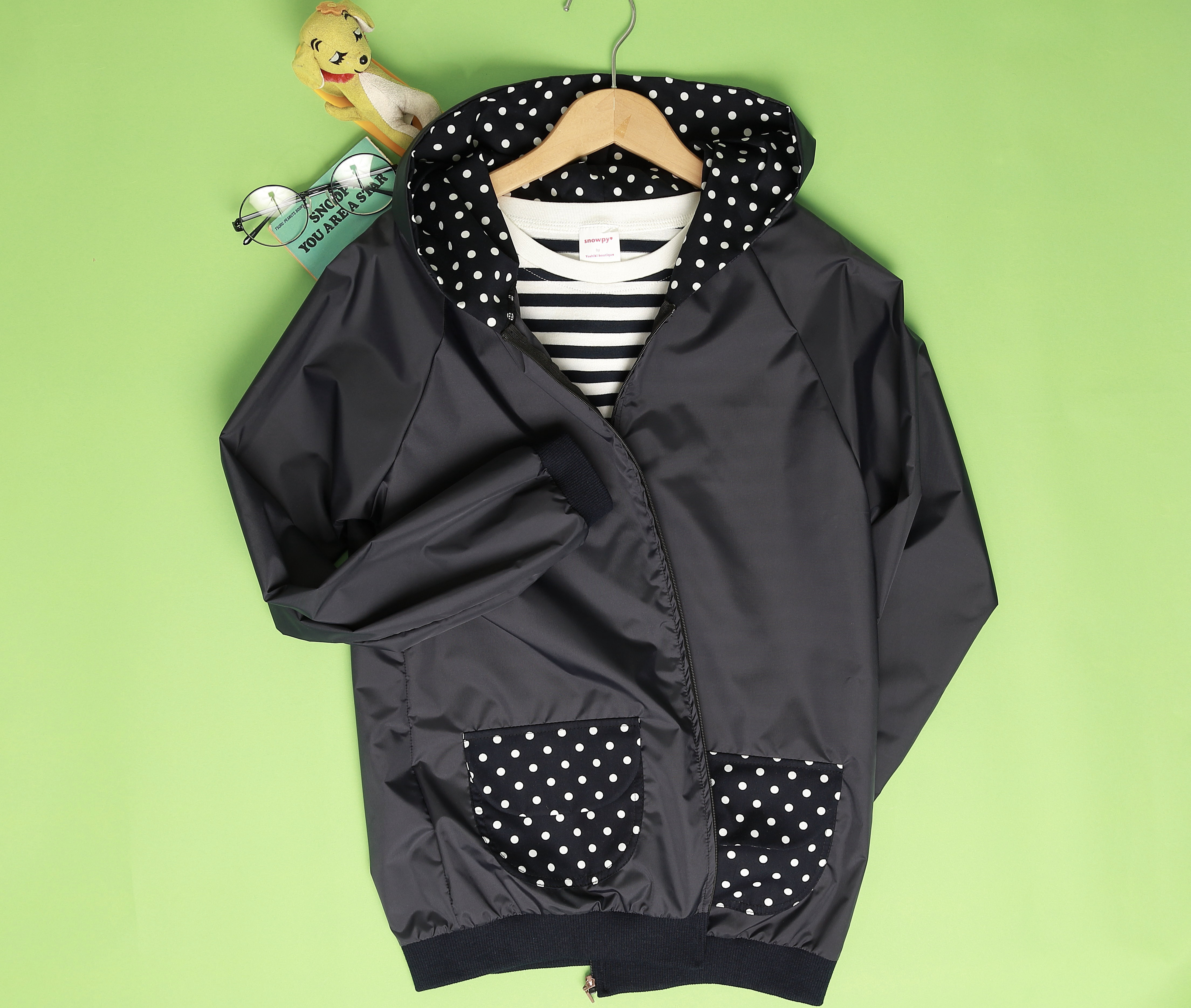 SNOWPYのナイロンパーカー♡ダークネイビー