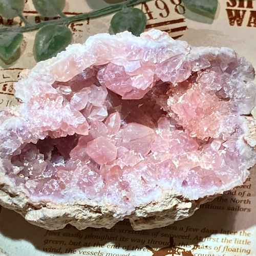 特大ジオード✨ アルゼンチン産 ピンクアメジスト クラスター 原石