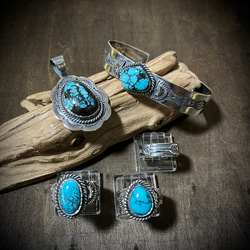 ターコイズマウンテン ターコイズ シルバリング 指輪 21号