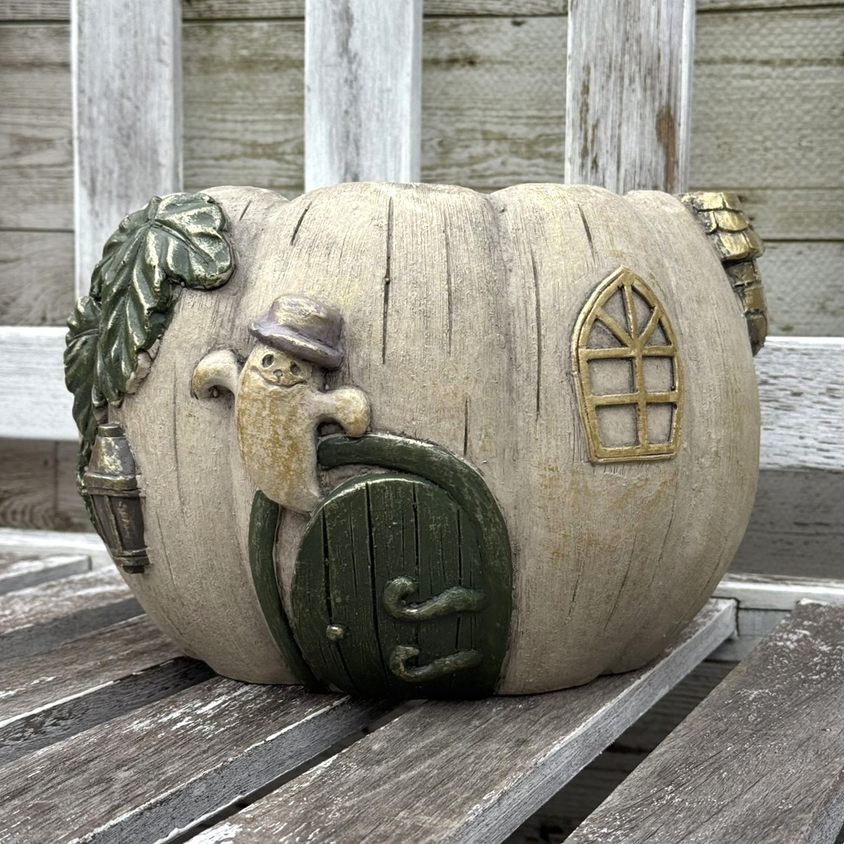 ハロウィン 鉢 かぼちゃ パンプキン ゴースト おばけ グラスファイバー ガーデニング 鉢花   植木鉢 プランター 鉢 5,144円