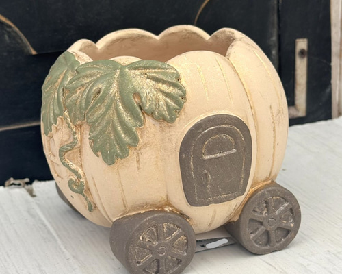 ハロウィン 馬車 かぼちゃ パンプキン プランター 植木鉢 鉢 ガーデニング 0184286cb61eec40643fce8d4aad30