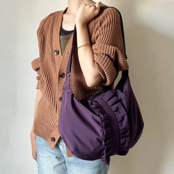 デニムリメイク】360度丸ごとかわいい！ドラム型ショルダー