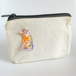 秋限定・秋色猫のブローチ 8枚目の画像